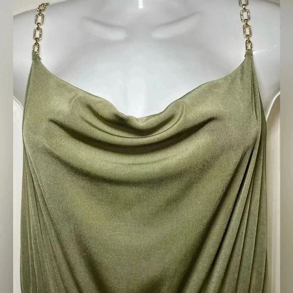 Jason Wu army green jumpsuit sz  M - Picture 2 of 9